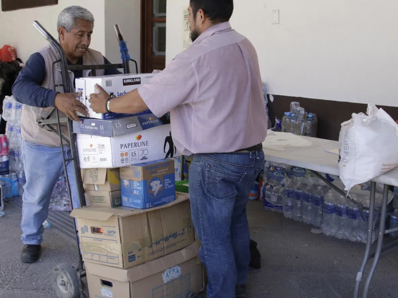 Congreso también habilita centro de acopio para damnificados de la Sierra Norte de Puebla  