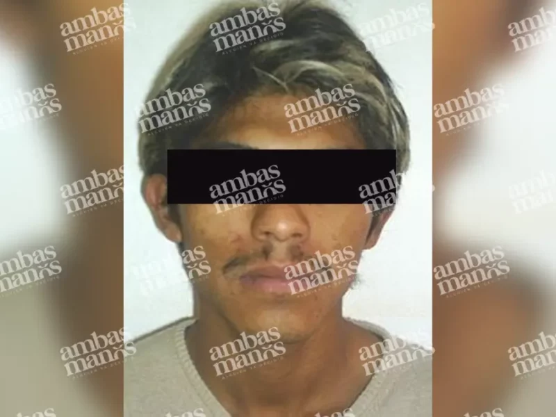 Él es Francisco N., alias “El Mono”, acusado de extorsionar en la 46 Poniente