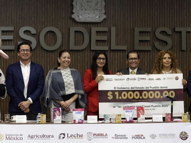 Lechetón con Causa Puebla 2025 va por recolección de 50 mil litros de leche