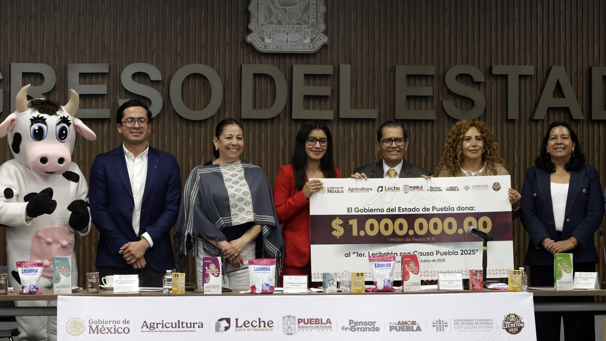 Lechetón con Causa Puebla 2025 va por recolección de 50 mil litros de leche