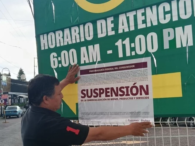 Suspenden otro estacionamiento en Cholula por infracciones a la Ley Federal del Consumidor  