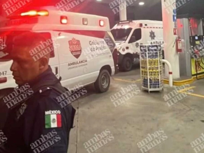 Matan a balazos a despachador de la gasolinera Makana ubicada en la México-Puebla