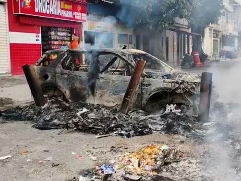 FOTOS: Reportan megaoperativo contra el narco en Brasil; hay más de 60 muertos