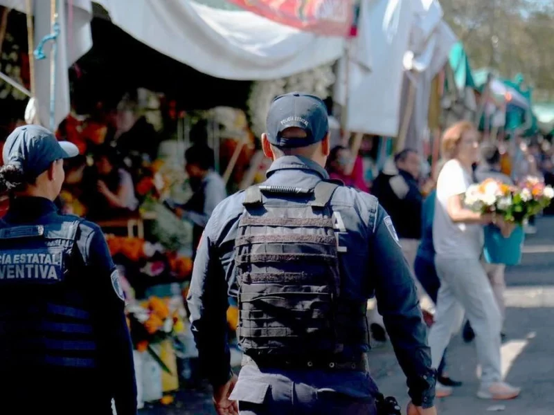 Más de mil policías estatales vigilarán celebraciones de Día de Muertos
