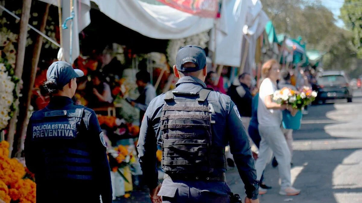 Más de mil policías estatales vigilarán celebraciones de Día de Muertos