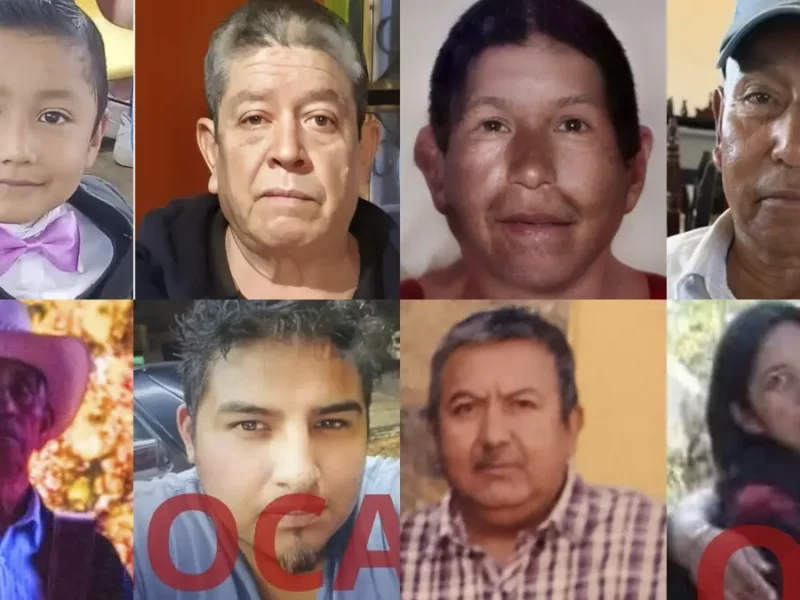 Ellos son los 6 desaparecidos en la Sierra Norte de Puebla; ya van 15 muertos