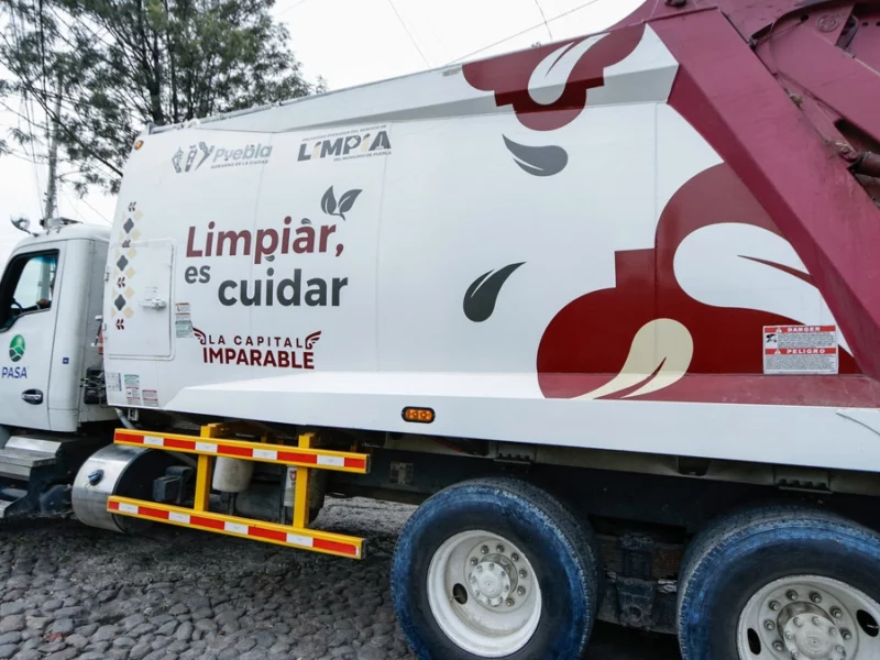 Servicio de recolección de basura en Puebla capital operará con normalidad en Día de Muertos 