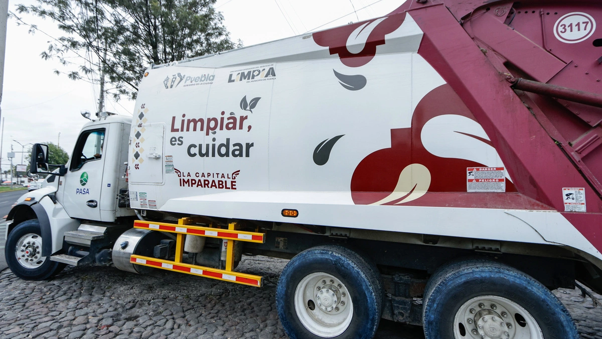 Servicio de recolección de basura en Puebla capital operará con normalidad en Día de Muertos 