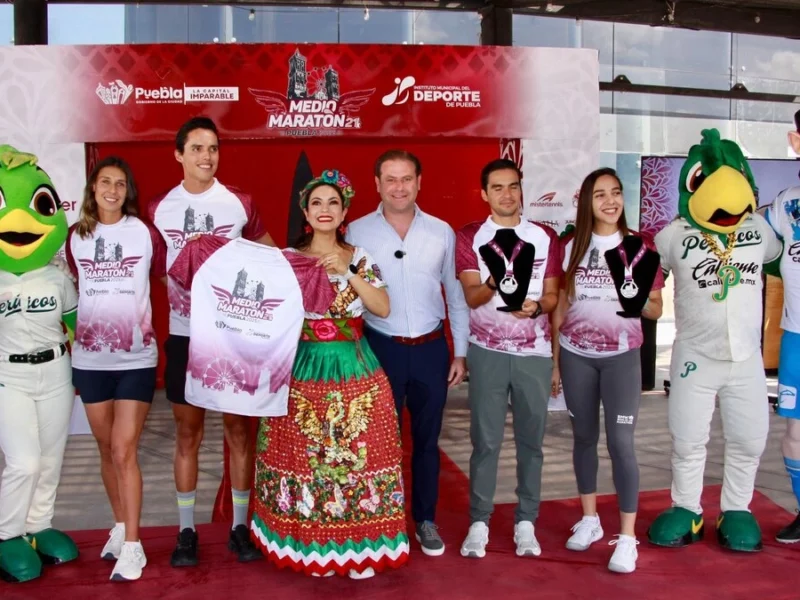 Estas son las rutas del Medio Maratón Puebla 2025  