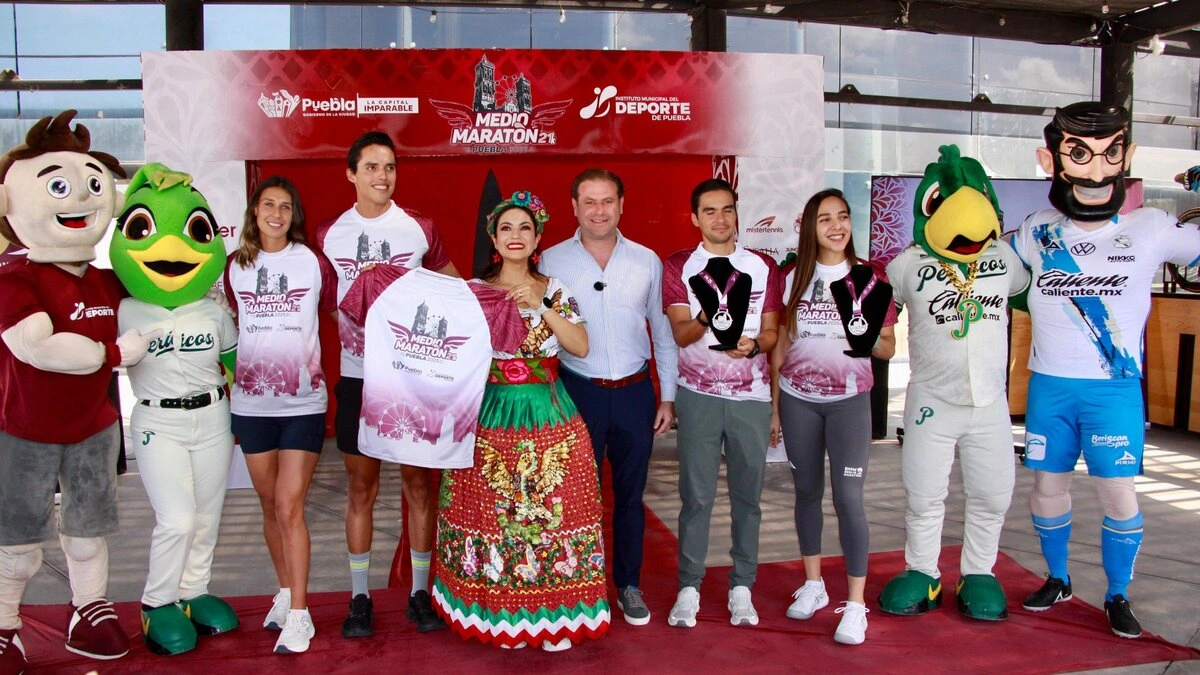 Estas son las rutas del Medio Maratón Puebla 2025  
