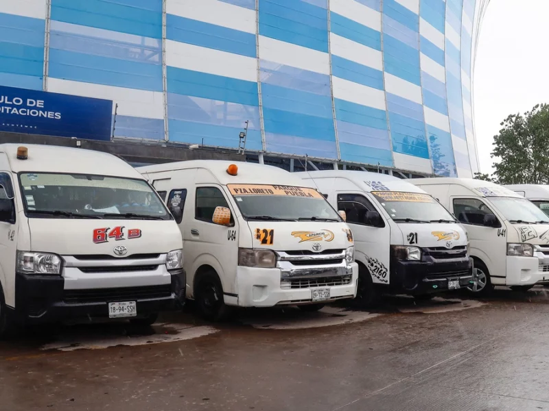 Transportistas de Puebla que no pasen la revista vehicular se quedarán sin unidad y concesión 