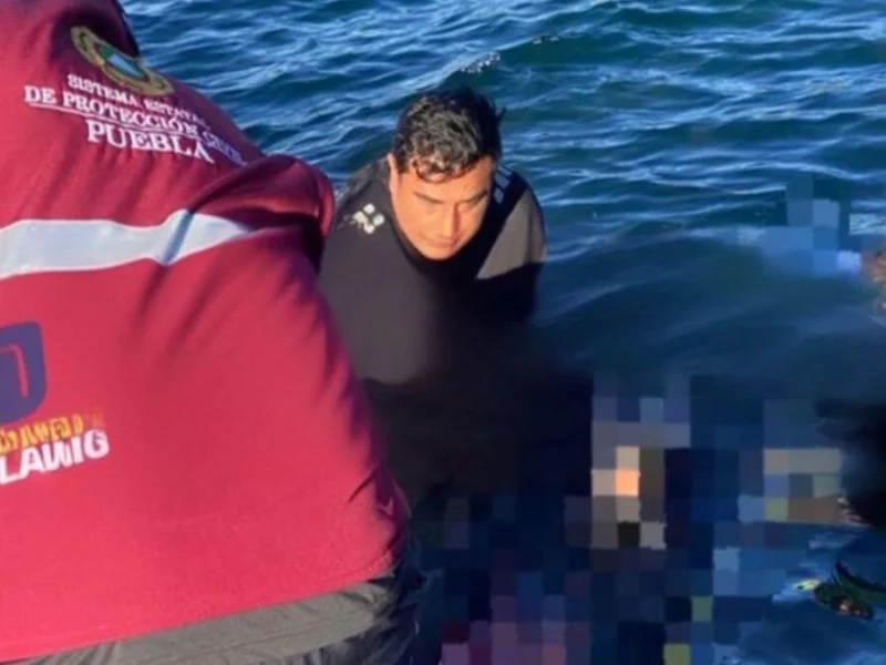 Joven de 22 años originario de Veracruz muere ahogado en la laguna de Alchichica