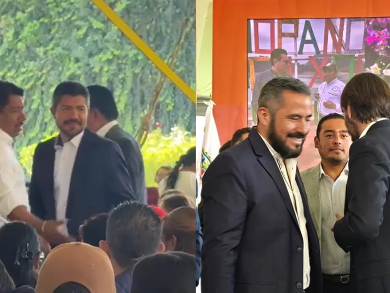 Lalo Rivera y más panistas aparecen en evento de Movimiento Ciudadano.