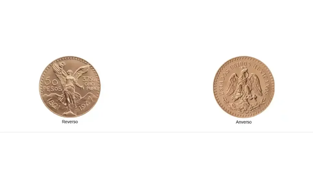 ¿Cuánto cuesta un centenario de oro?: Centenario (50 pesos oro).