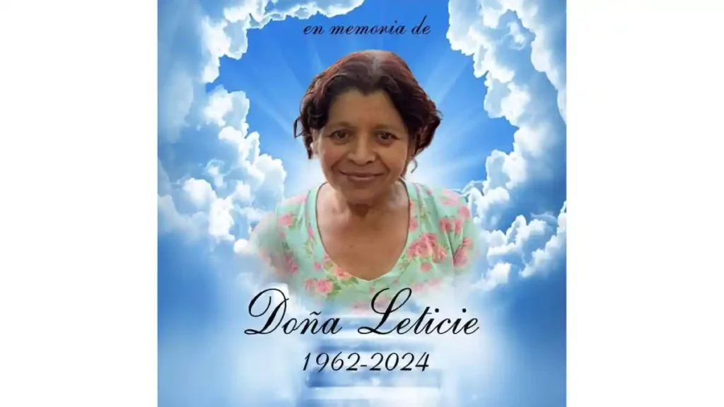 Imagen de Doña Lety que circuló en redess sociales cuando se dijo que murió.