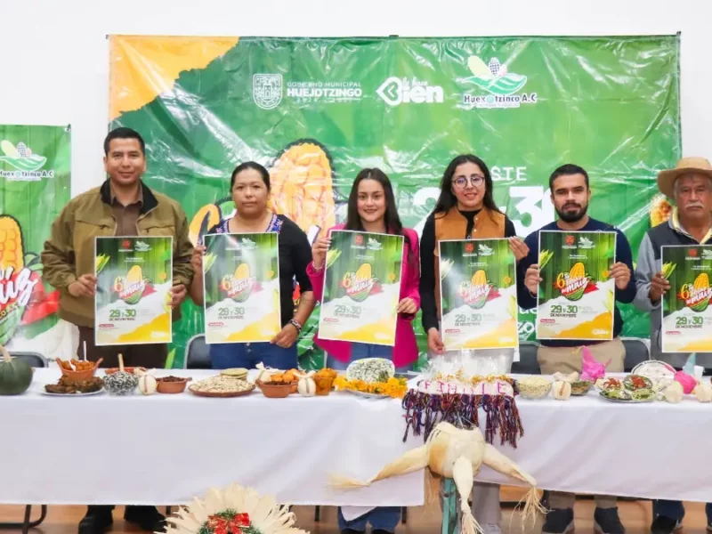 Rueda de prensa la 6ta edición de la Feria del Maíz