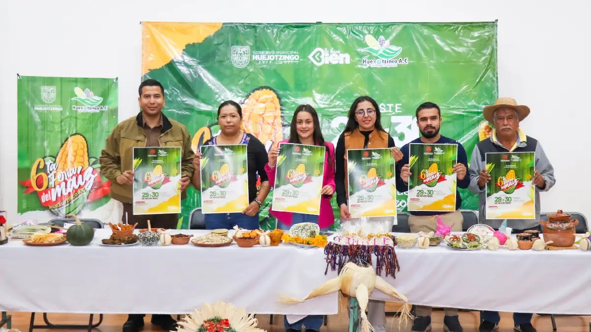 Rueda de prensa la 6ta edición de la Feria del Maíz