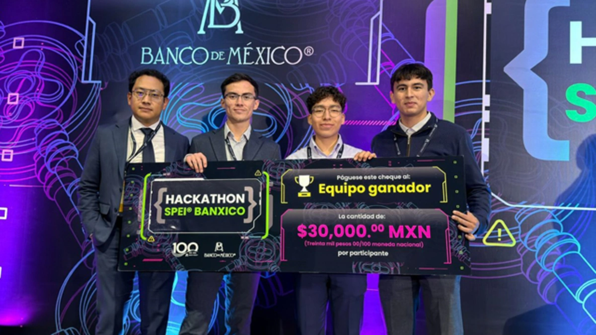 Estudiantes de Computación de la BUAP ganan en “Hackathon SPEI Banxico”