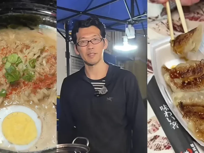 El triciclo callejero de ramen que se volvió toda una sensación en Puebla.