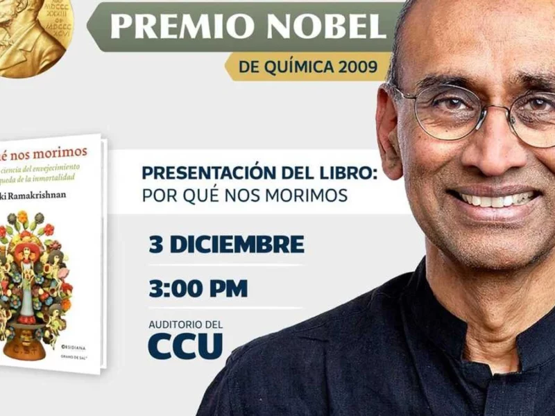 Venki Ramakrishnan, Premio Nobel de Química 2009, estará en la BUAP