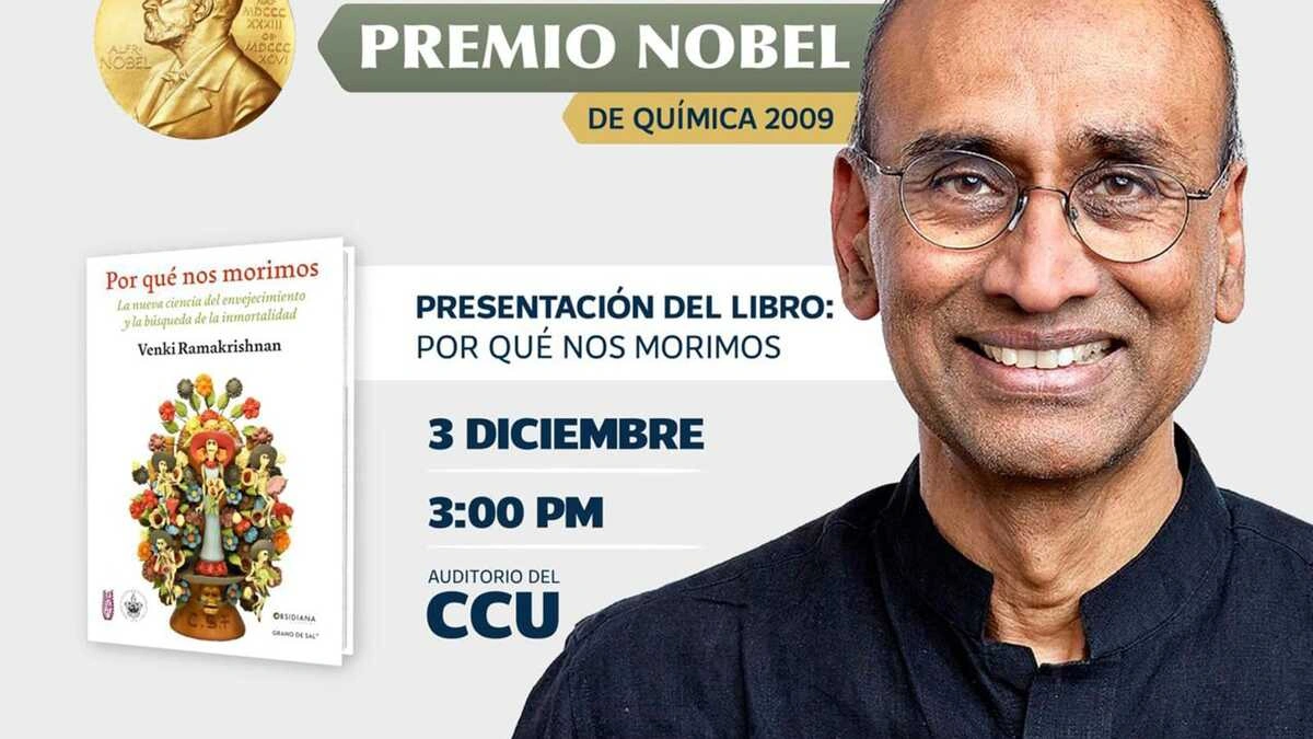 Venki Ramakrishnan, Premio Nobel de Química 2009, estará en la BUAP