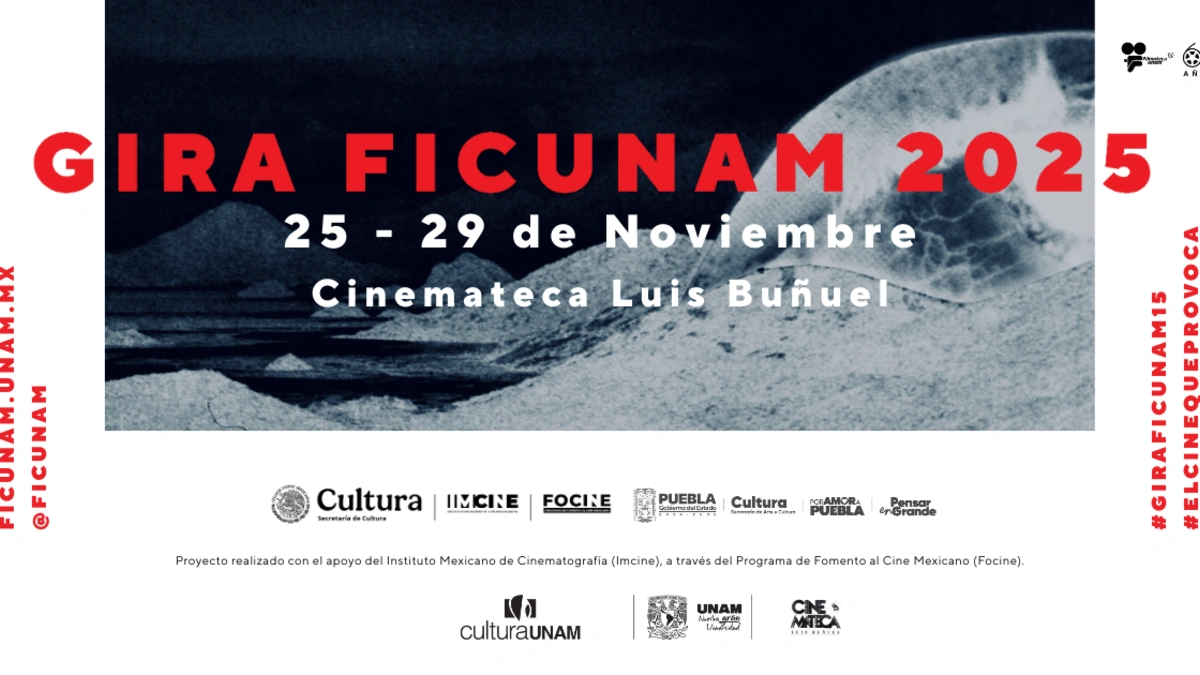 Cinemateca Luis Buñuel de Puebla recibirá la gira del Festival de Cine de la UNAM
