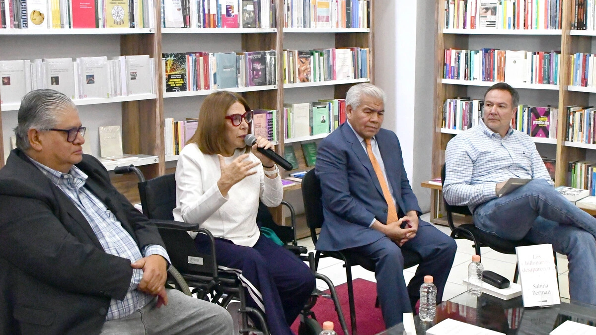 En Librerías BUAP, Sabina Berman presenta "Los billonarios desaparecen…"