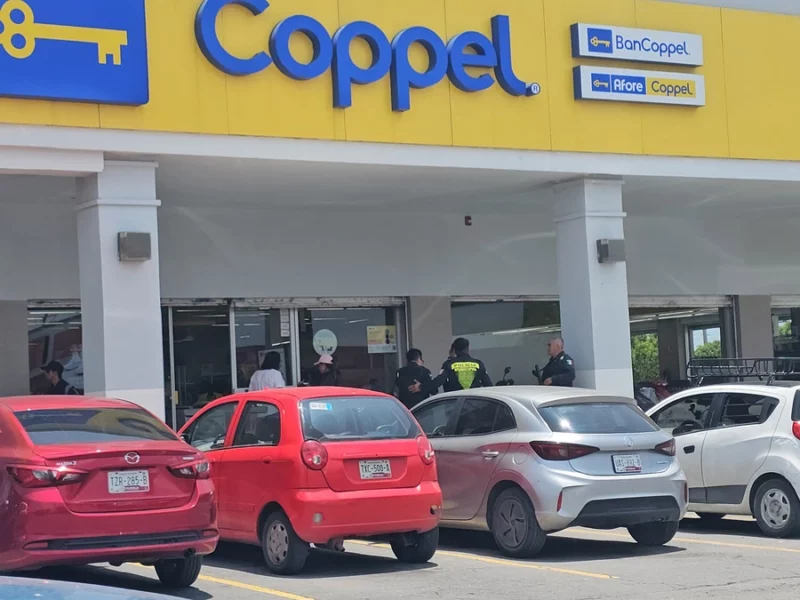 Con un arma y 10 cartuchos útiles, asaltan el Coppel de Guadalupe Hidalgo 