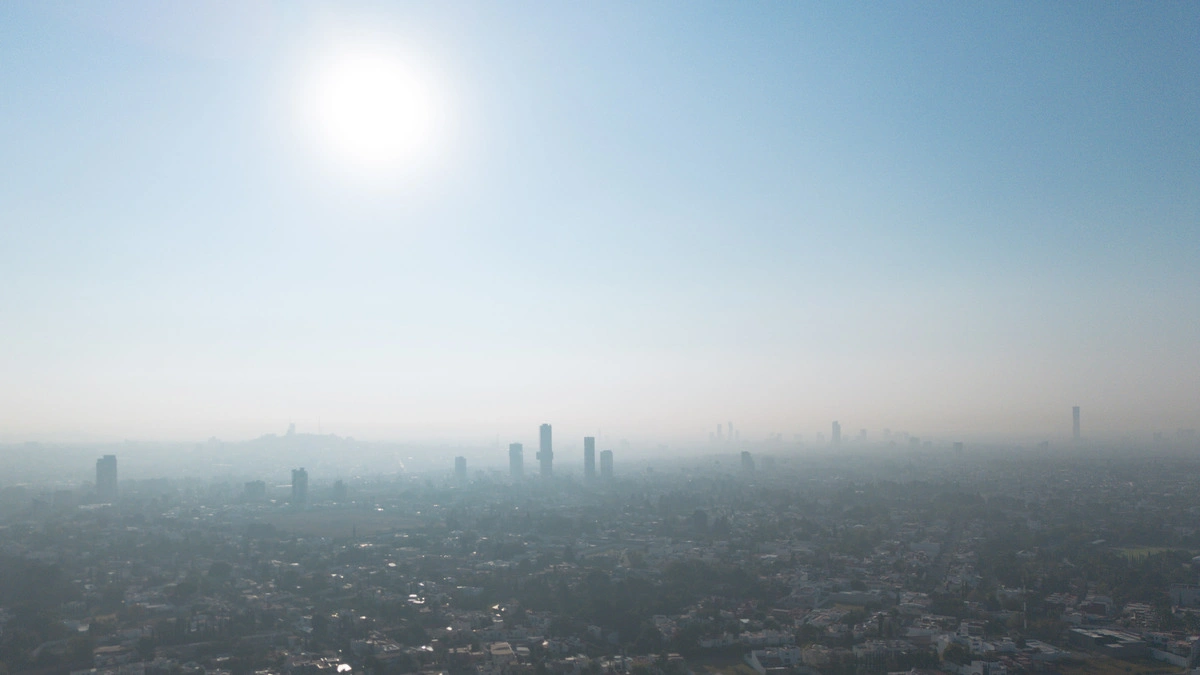 Puebla capital amaneció este viernes con mala calidad del aire  