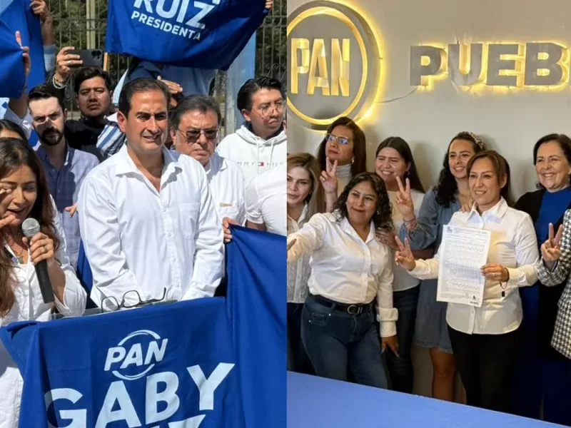 Lupita Leal y Gaby Ruiz, las candidatas por la dirigencia del PAN en Puebla capital   