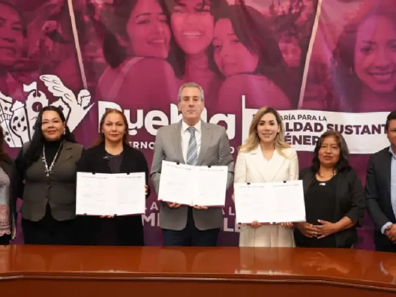 Firma Pepe Chedraui convenio para fortalecer atención a mujeres de Puebla capital