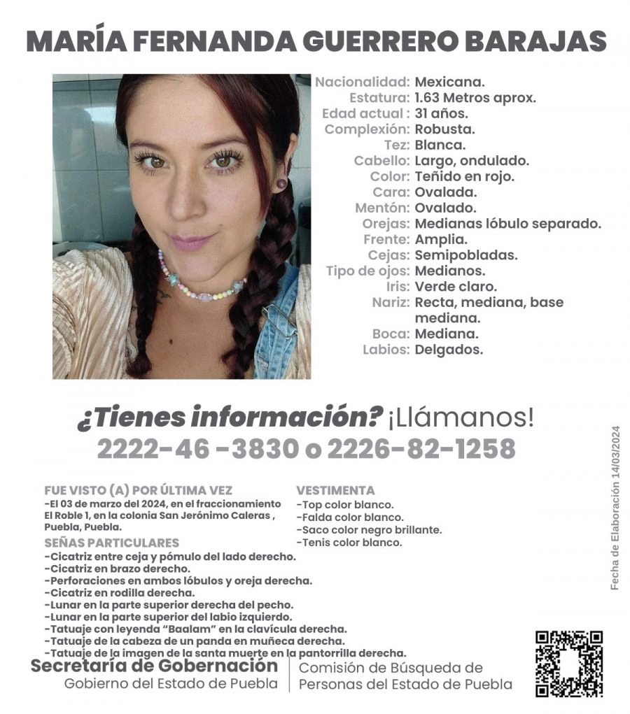 Recordó que tanto María Fernanda como Diana Estrella, desaparecieron después de asistir a una fiesta en marzo de 2024.