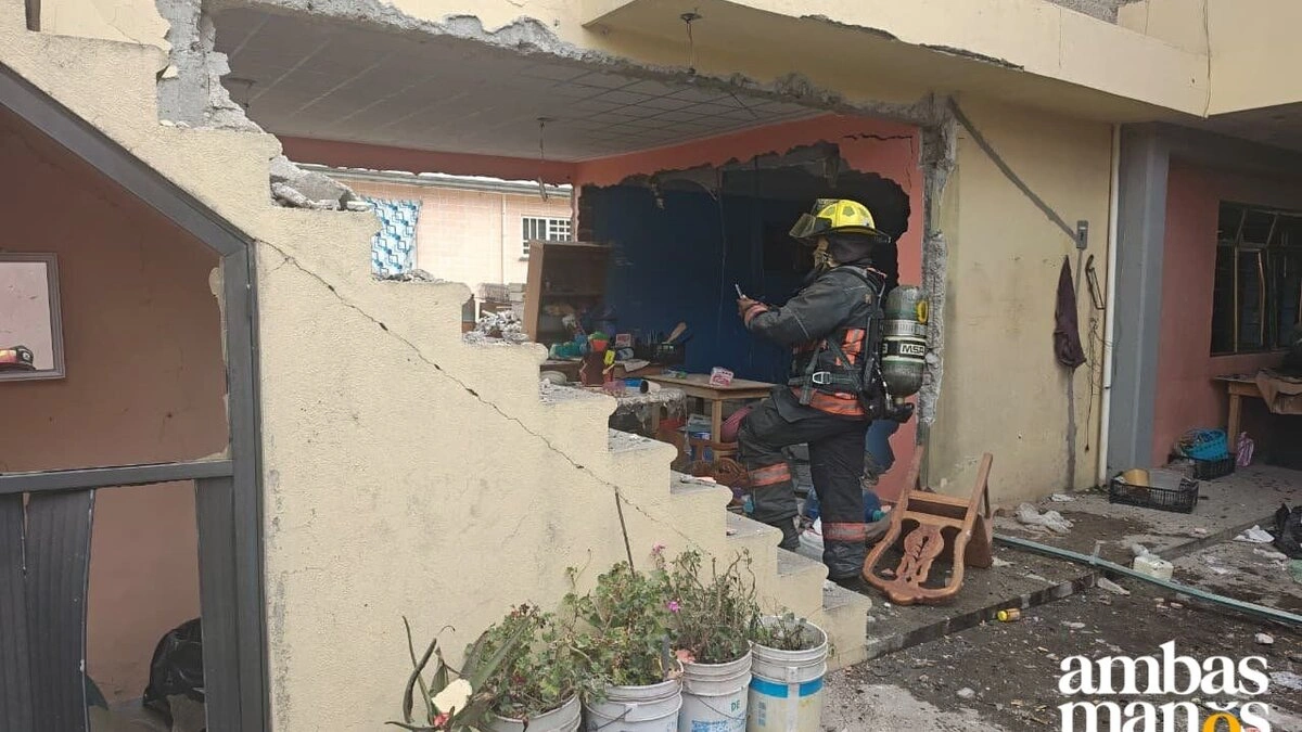 Explosión de tanque de gas LP deja dos personas lesionadas en La Resurrección