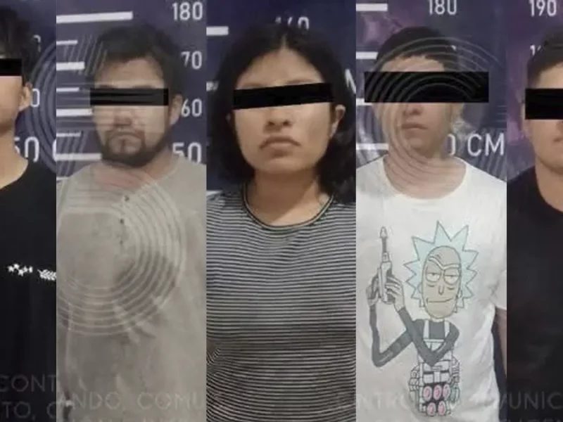 Detienen a integrantes de la banda de “Los Pipopes” en Tlaxcala; todos veinteañeros