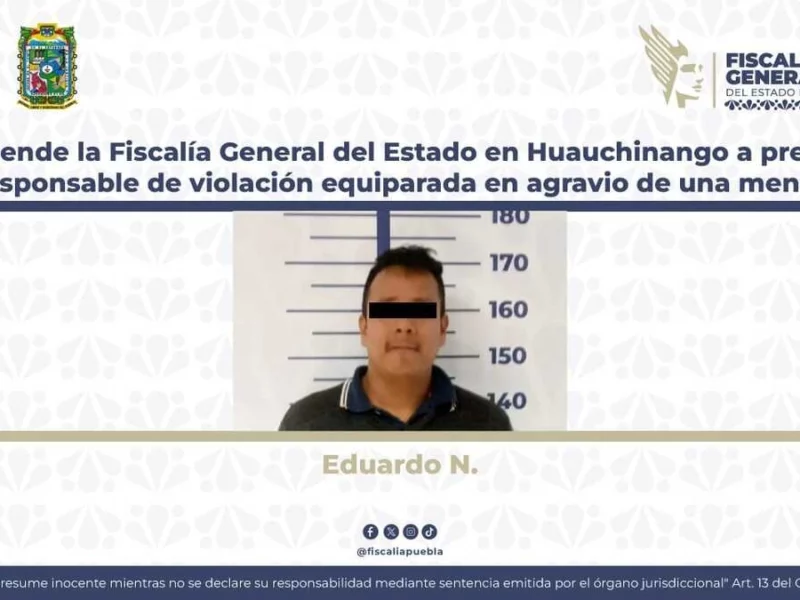 Detienen a violador de niña indígena en Puebla, es su tío  