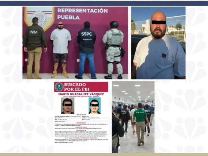 Denuncia por violencia familiar delató a fugitivo del FBI; se escondía en Huejotzingo