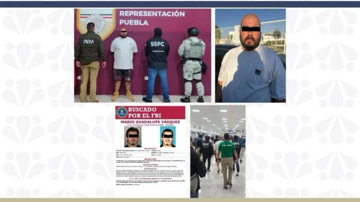 Capturan en Puebla a objetivo prioritario del FBI, ya lo trasladaron a EU 