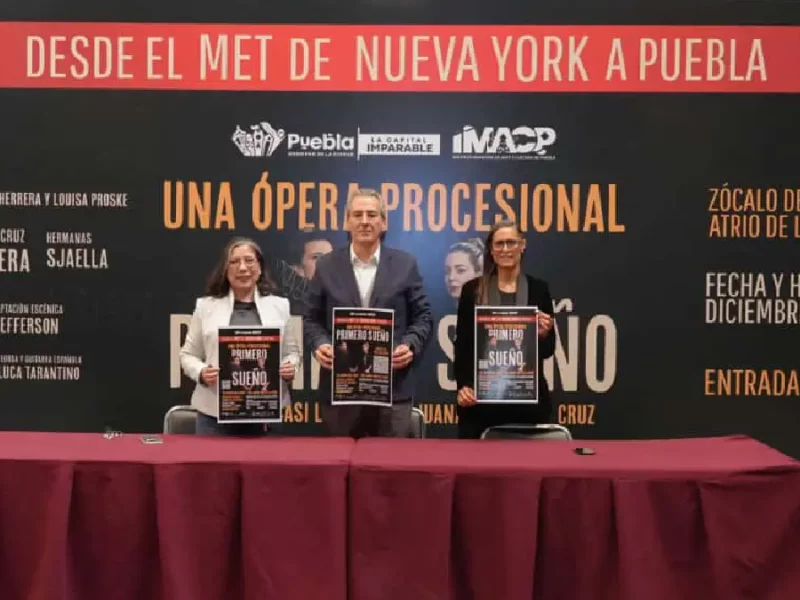 Desde el MET de Nueva York llega a Puebla capital la ópera “Primero Sueño”