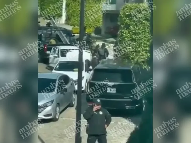 Autoridades federales implementan operativo en Lomas de Angelópolis