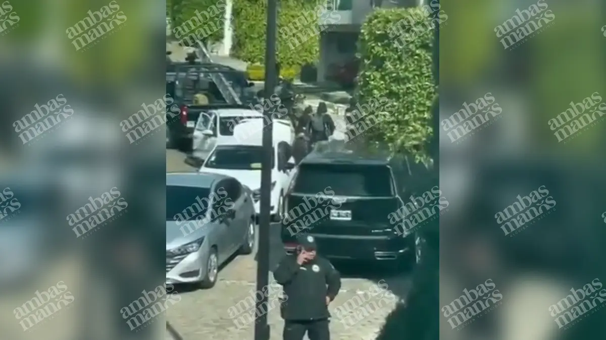 Autoridades federales implementan operativo en Lomas de Angelópolis