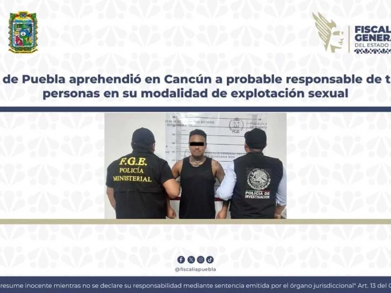 Fiscalía de Puebla captura a hombre que prostituía a su esposa en OnlyFans