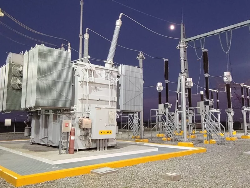 Subestación eléctrica de San José Chiapa tiene 40% de avance en su construcción 