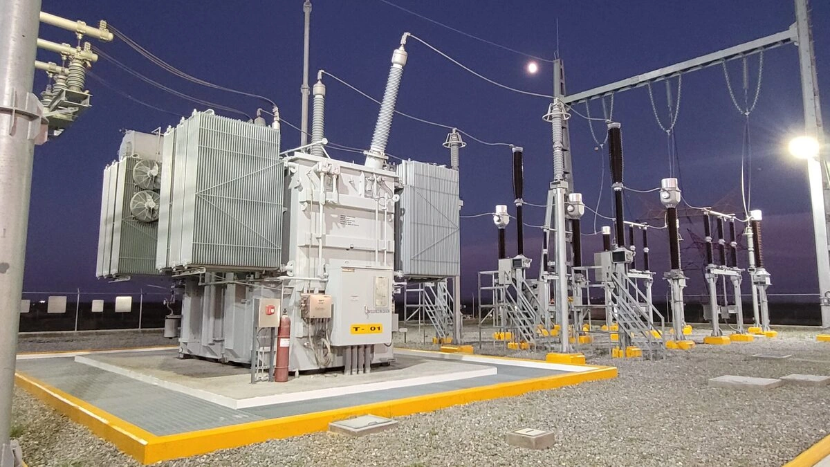 Subestación eléctrica de San José Chiapa tiene 40% de avance en su construcción 