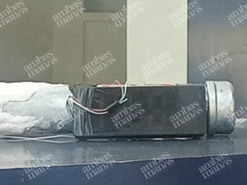 Movilización policiaca por artefacto explosivo en BBVA Bancomer de la 25 Poniente