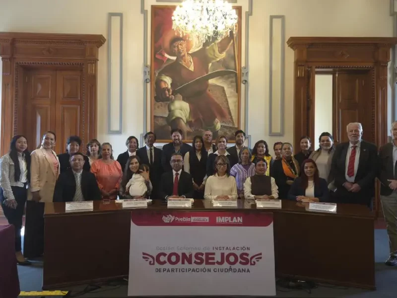 Instalan Consejo de Participación Ciudadana de Seguridad Pública en el Municipio de Puebla