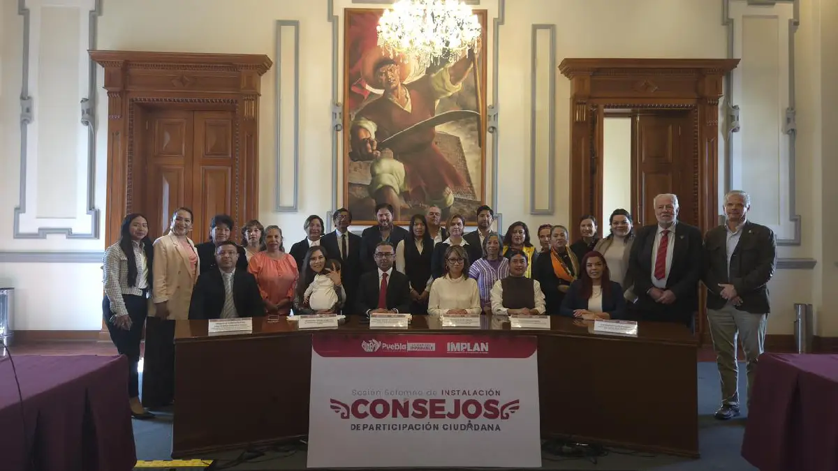 Instalan Consejo de Participación Ciudadana de Seguridad Pública en el Municipio de Puebla