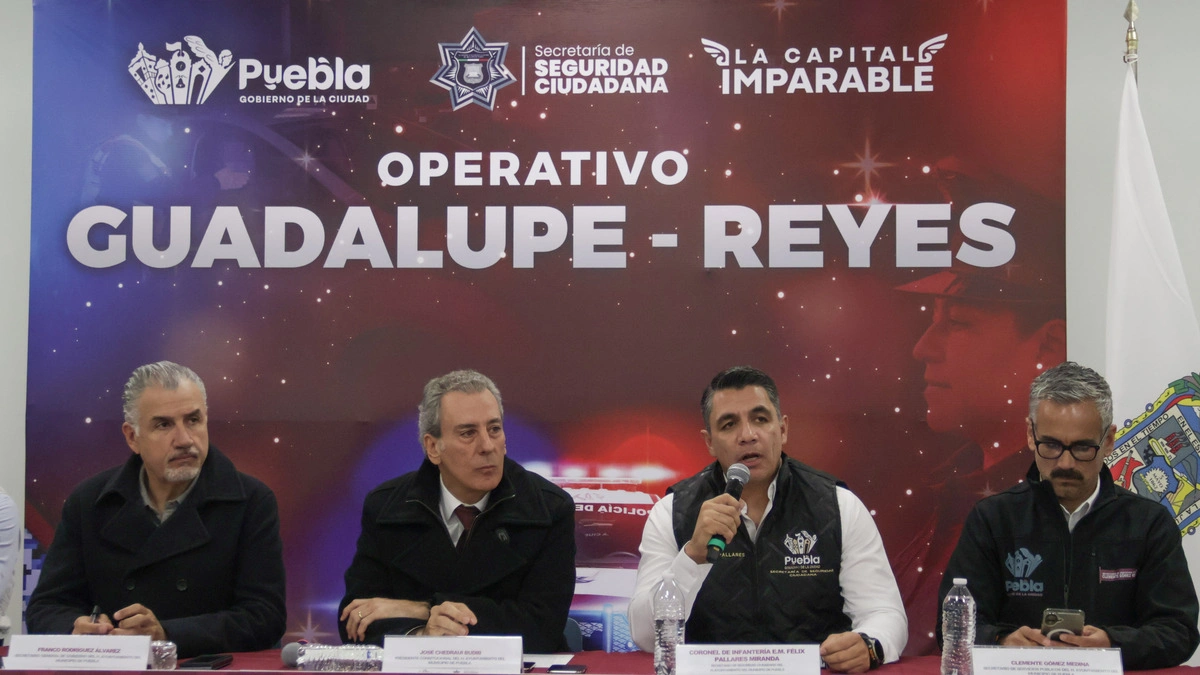 Arranca el operativo Guadalupe-Reyes en Puebla capital; estos son los puntos que vigilarán 