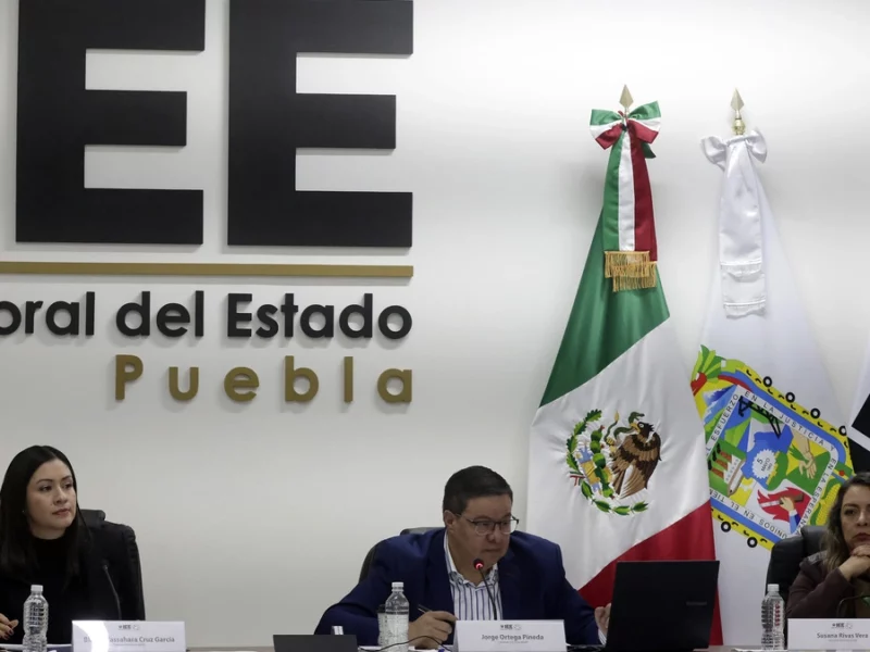 IEE aprueba calendario de sanciones contra partidos en Puebla para 2026 