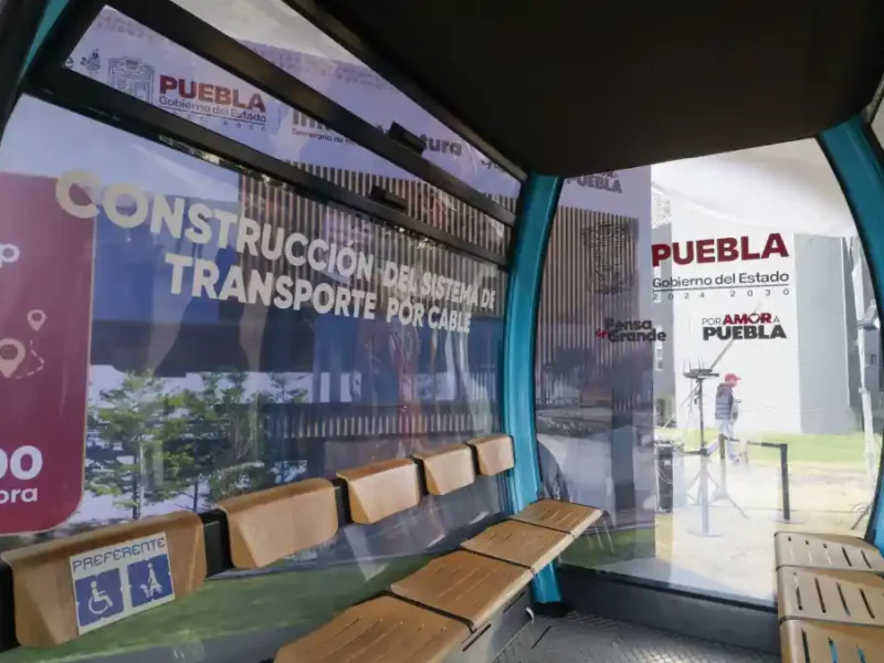 Inicia la construcción del Cablebús de Puebla: conectará los Estadios y Amalucan con Angelópolis.