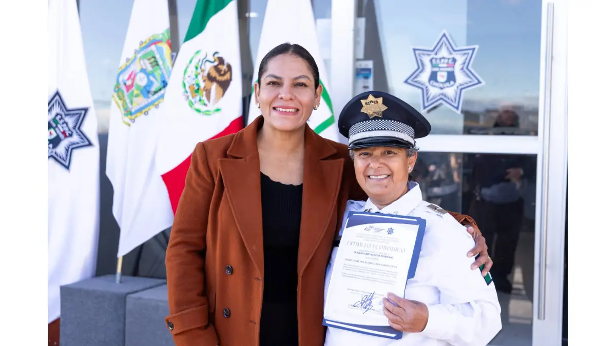 Reconoce Lupita Cuautle a Policía Municipal por su labor